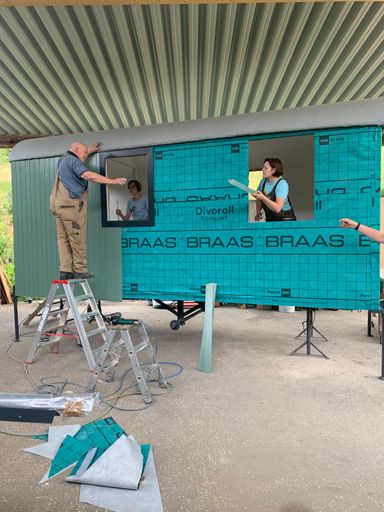 Neue Dämmung kommt drauf